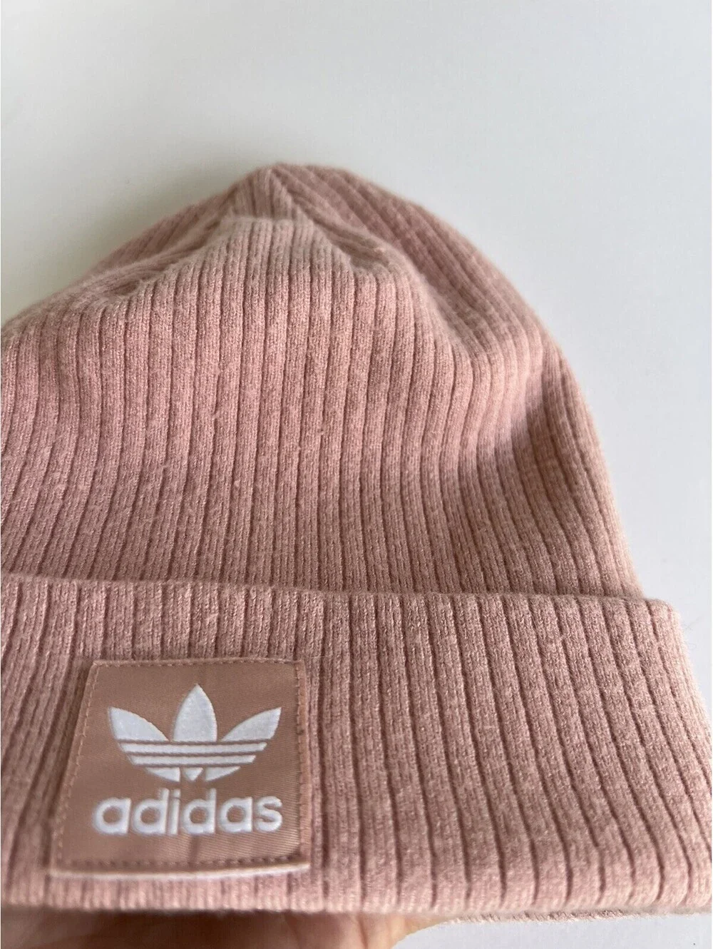 Adidas Winter Beanie Hat Cap Womens Blush Pink One Size